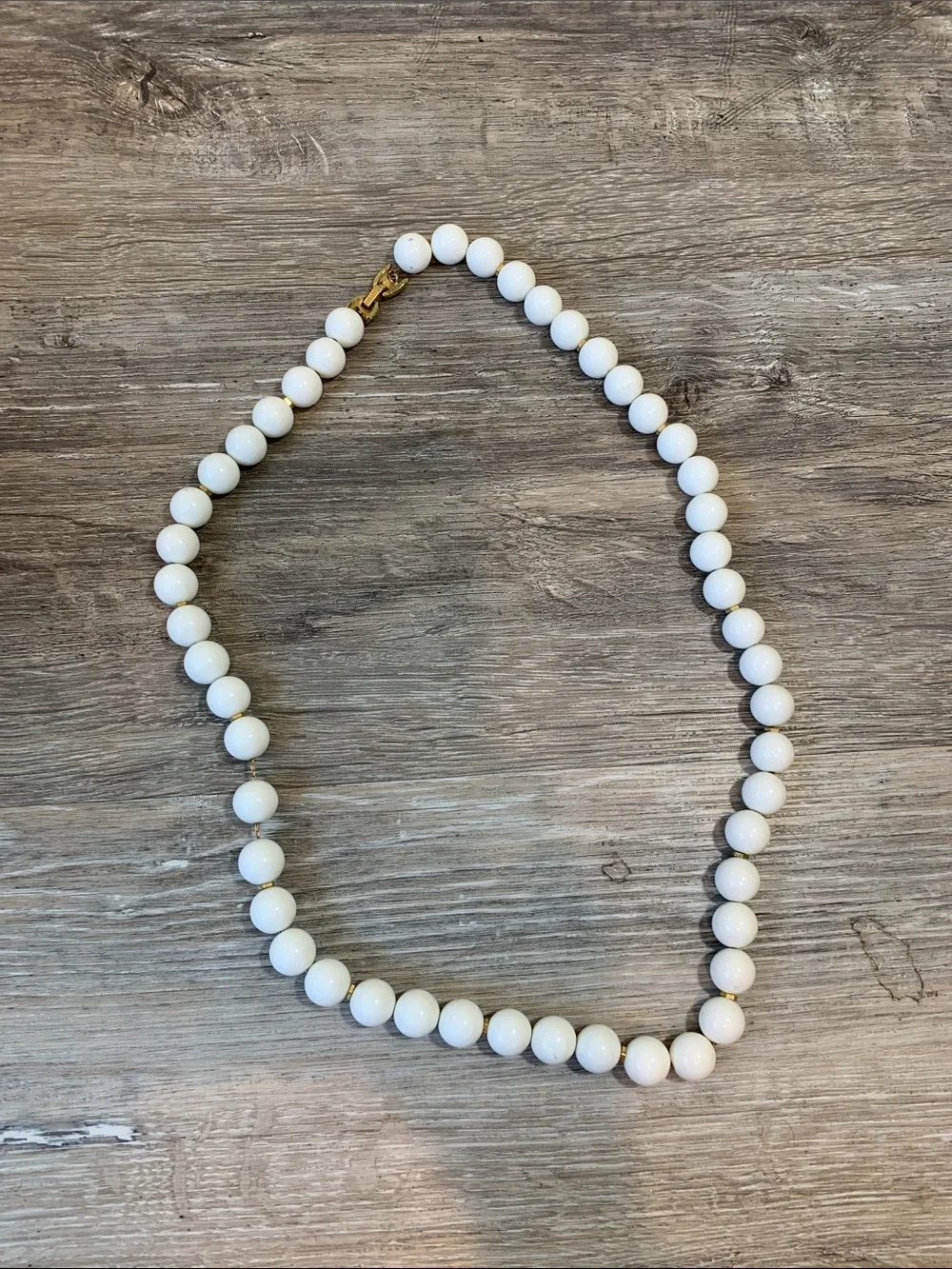 Classic White Beaded Necklace - Women Jewelry
